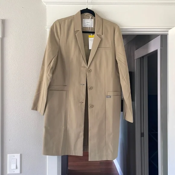 Figs Jackets Coats Figs Tan Trench Coat Poshmark